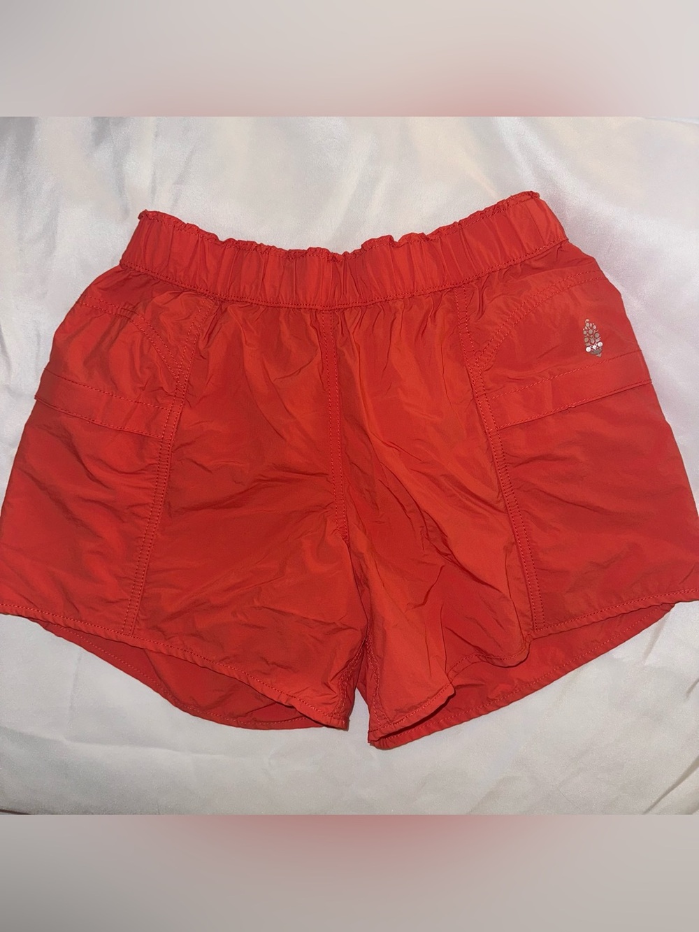 0016 FP Movement Red-Orange Athletic Shorts- Size XS